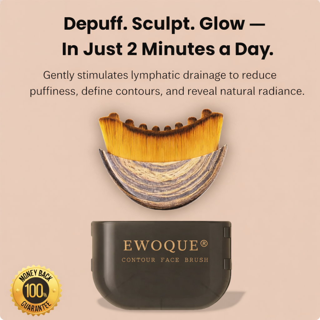 EWOQUE™ Lymphatic Contour Face Brush | Sculpting & Drainage Massager