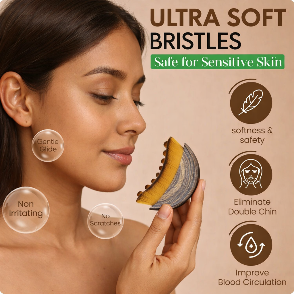 EWOQUE™ Lymphatic Contour Face Brush | Sculpting & Drainage Massager